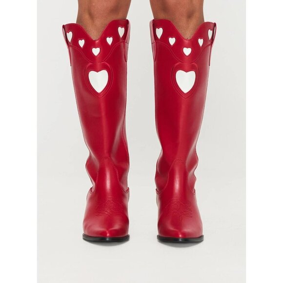 BILLINI Velma Cowboy Boots Scarlet in Red Size US 8 - Picture 11 of 11